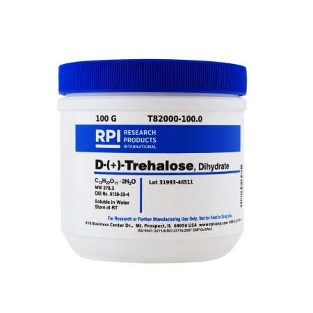 Rpi D-(+)-Trehalose Dihydrate, 100 G T82000-100.0